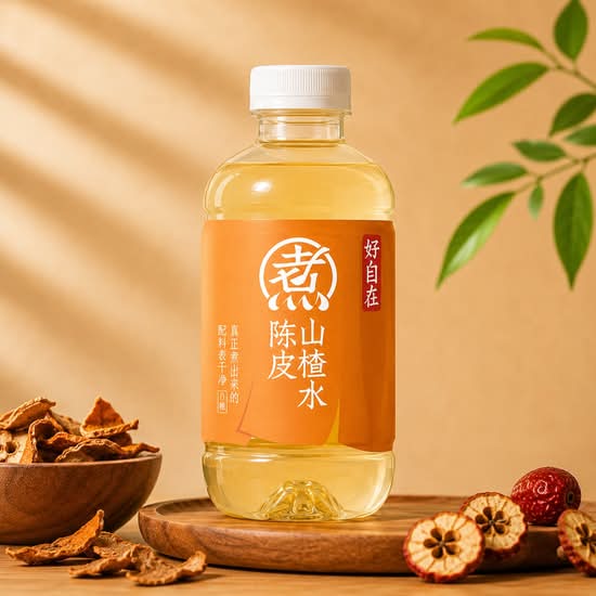 Hawthorn & Dried Tangerine Peel Drink （Zero Sugar）500ml 元气森林 陈皮山楂水 500ml